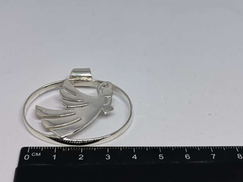 Stunning Silver Angel Pendant