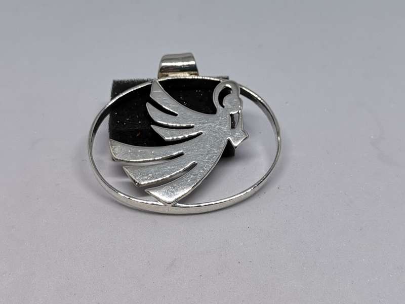Stunning Silver Angel Pendant