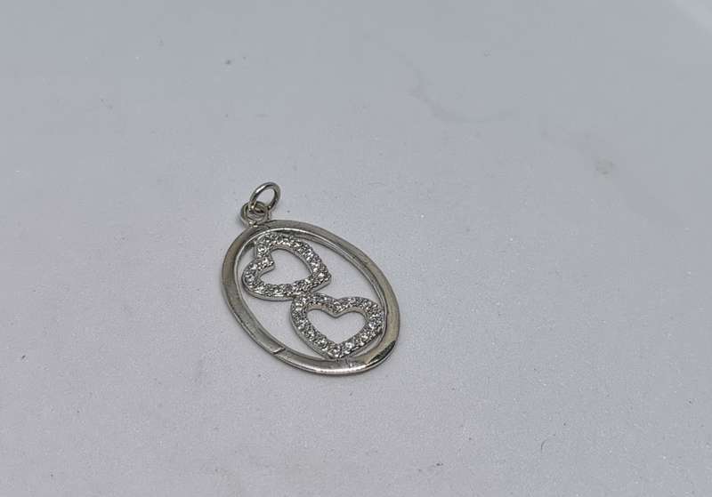 Silver Hearts Pendant