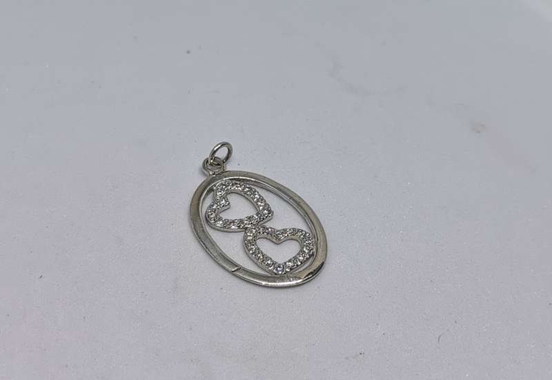 Silver Hearts Pendant