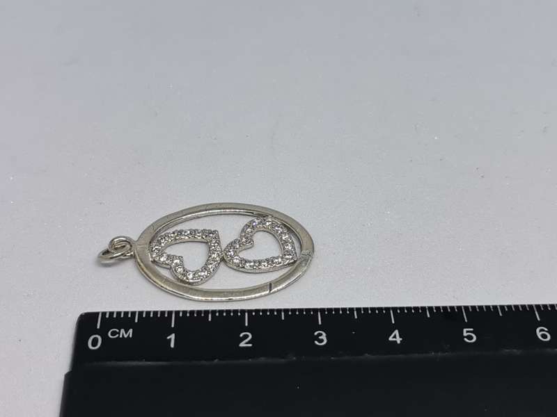 Silver Hearts Pendant