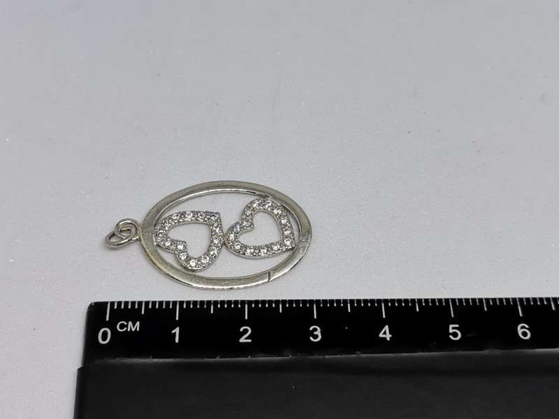 Silver Hearts Pendant