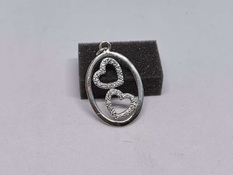 Silver Hearts Pendant