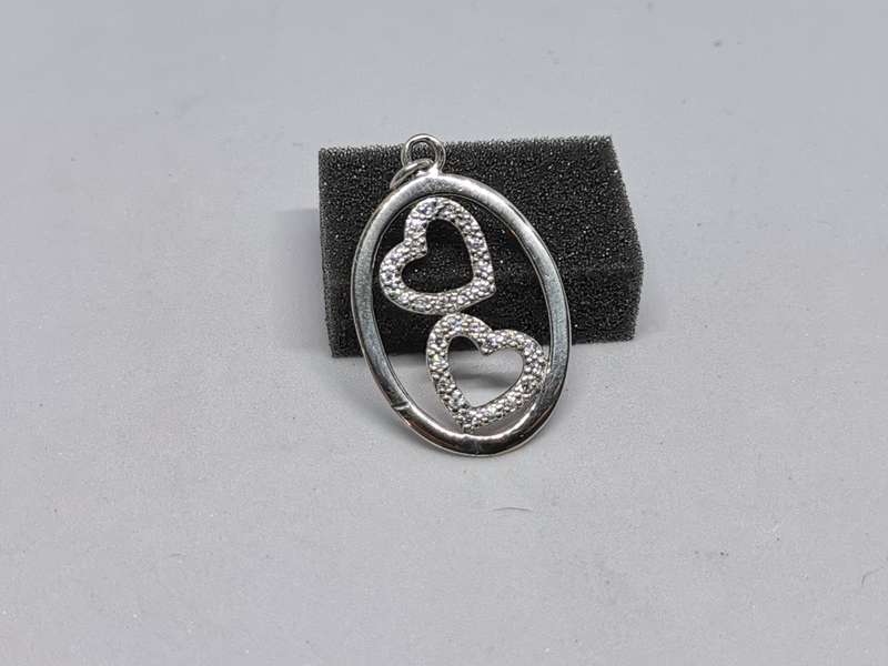 Silver Hearts Pendant