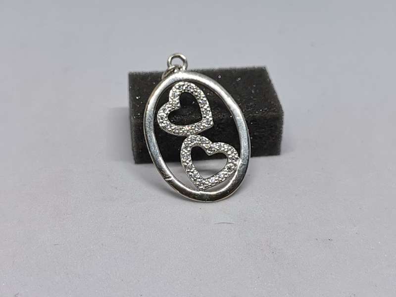 Silver Hearts Pendant