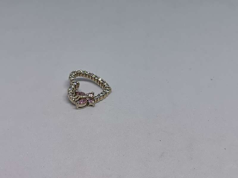 Dazzling Silver Heart Pendant