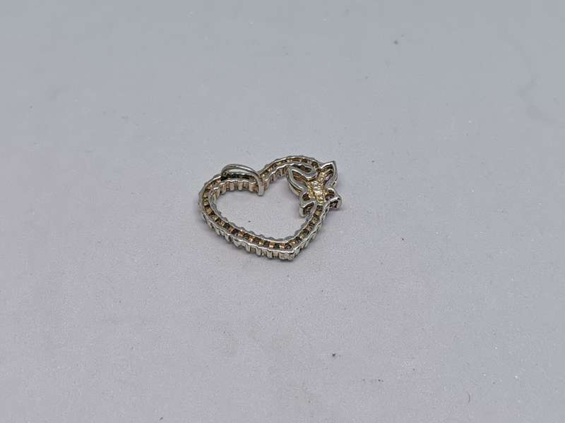 Dazzling Silver Heart Pendant