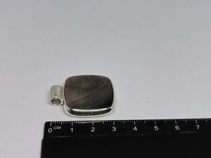 Silver Abalone Pendant