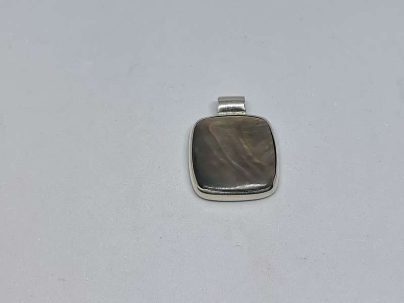 Silver Abalone Pendant