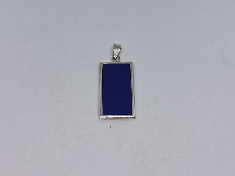 Silver Lapis Lazuli Pendant