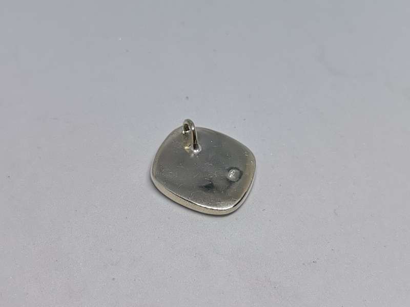 Silver Onyx and Pearl Pendant