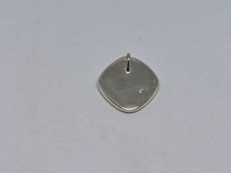 Silver Onyx and Pearl Pendant