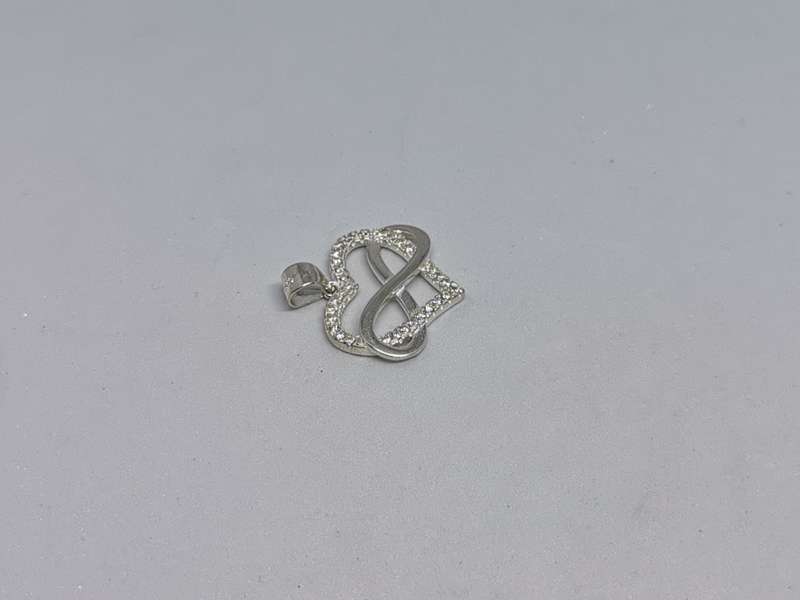 Silver Infinity Heart Pendant