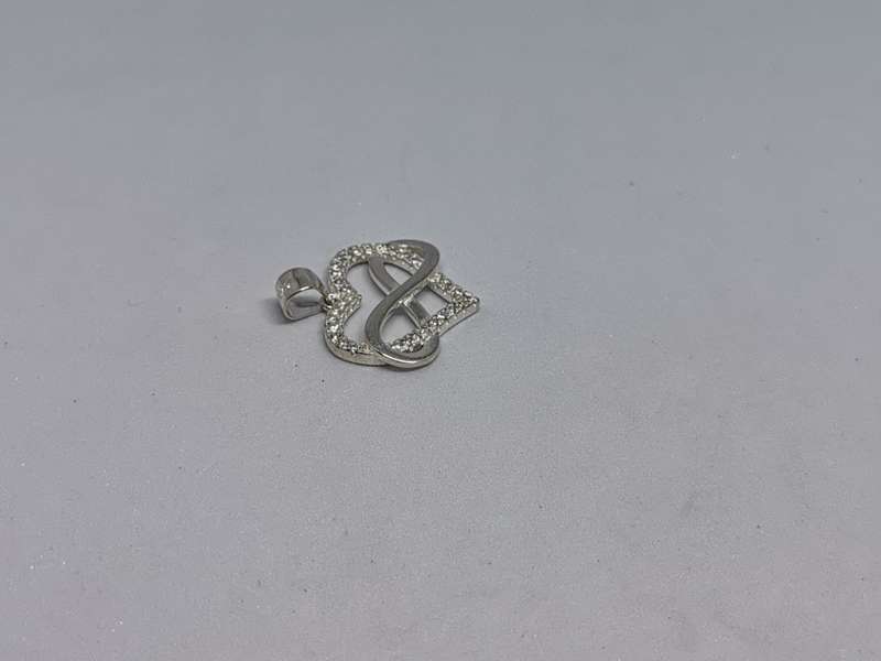 Silver Infinity Heart Pendant