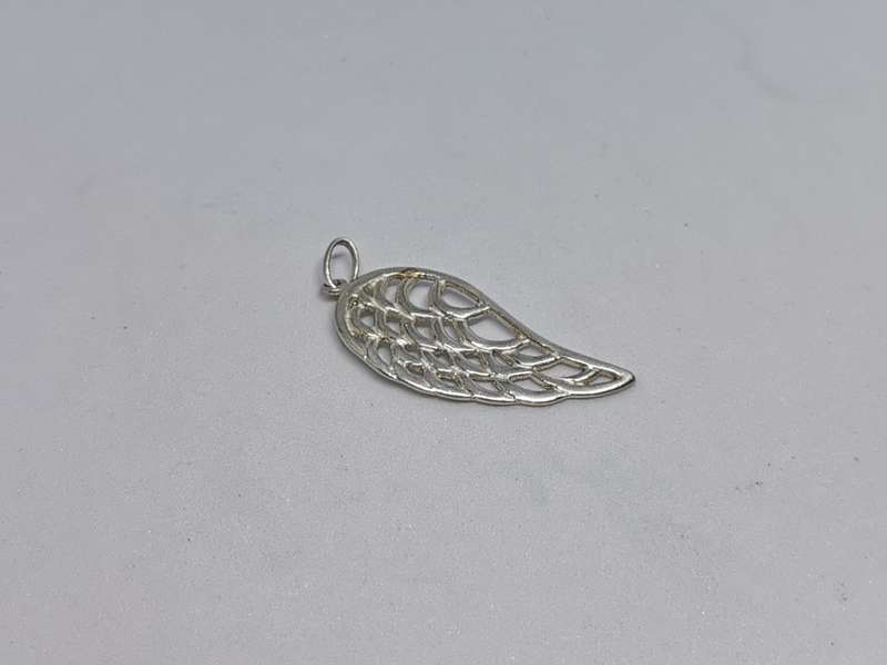 Silver Angel Wing Pendant