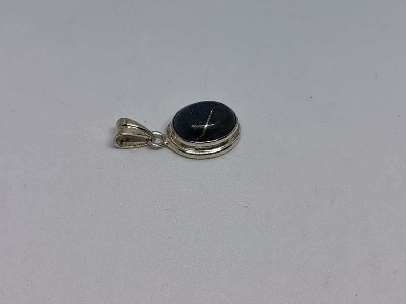 Silver Lapis Lazuli Pendant