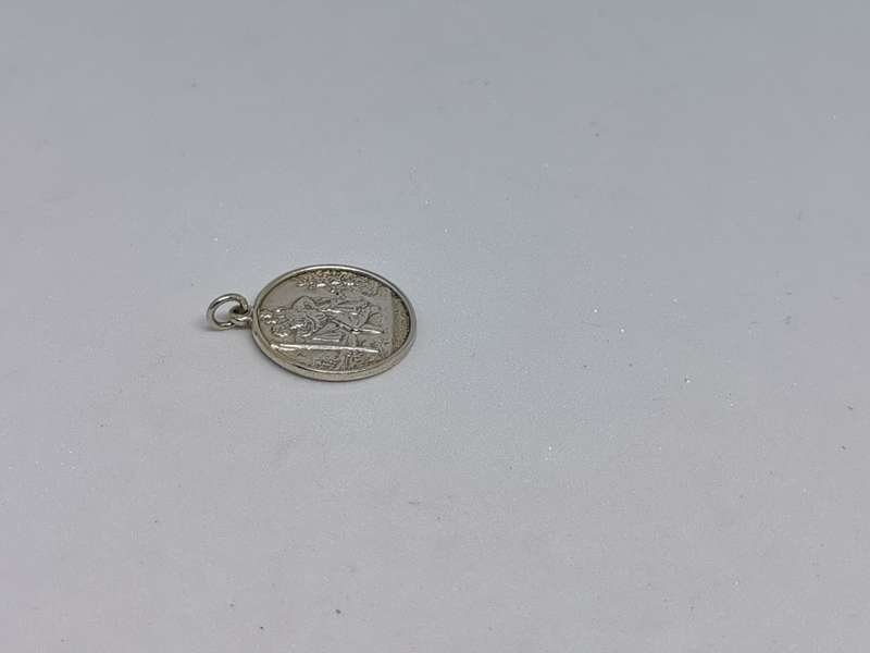 Silver St. Christopher Pendant