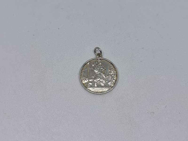 Silver St. Christopher Pendant