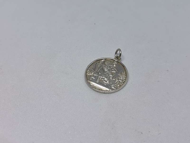 Silver St. Christopher Pendant