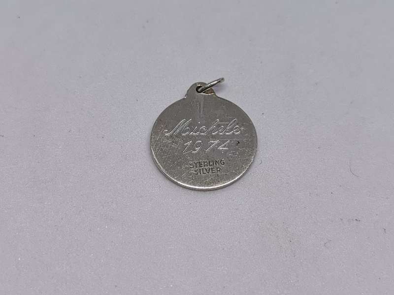 Silver St Christopher Pendant