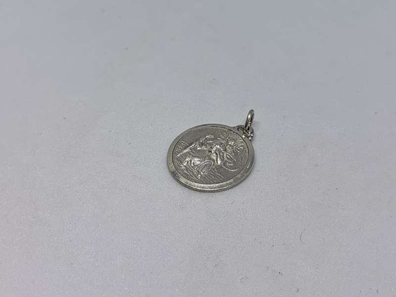 Silver St Christopher Pendant