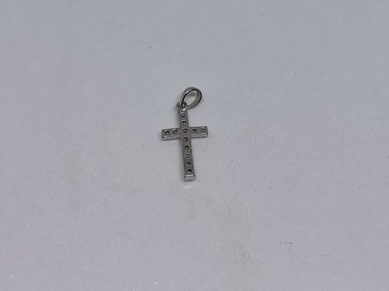Dainty Silver Cross Pendant