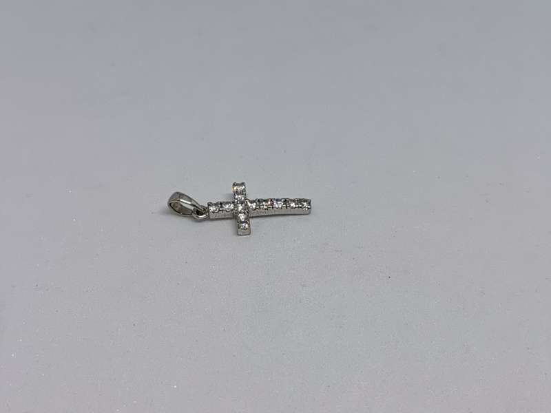 Dainty Silver Cross Pendant