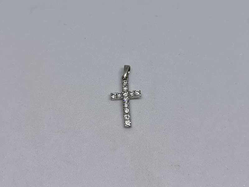 Dainty Silver Cross Pendant
