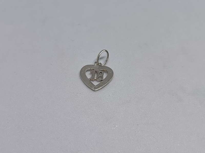 Silver 18th Birthday Pendant
