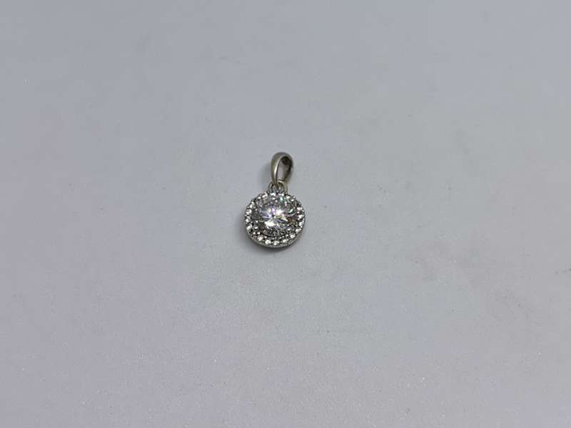Dazzling Silver Pendant