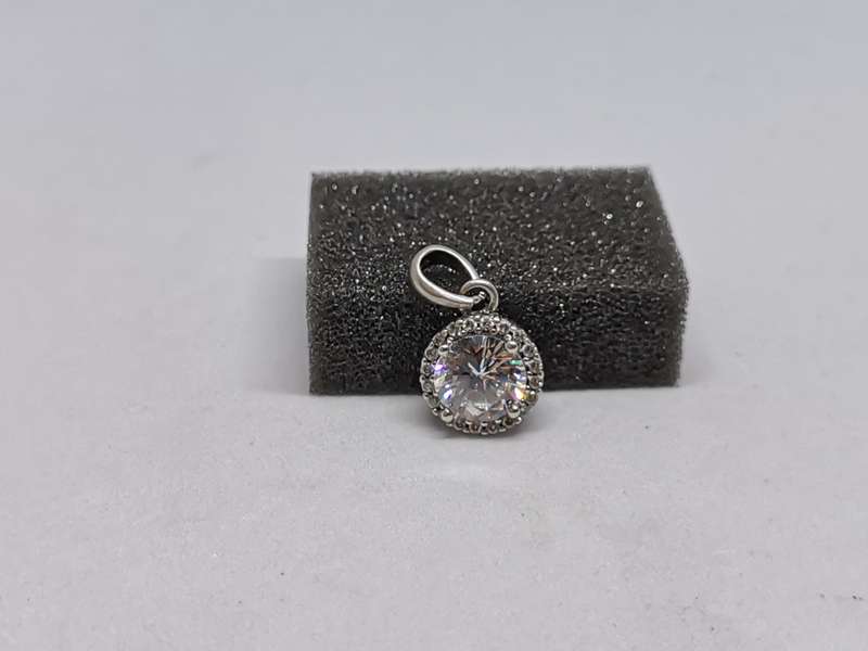 Dazzling Silver Pendant