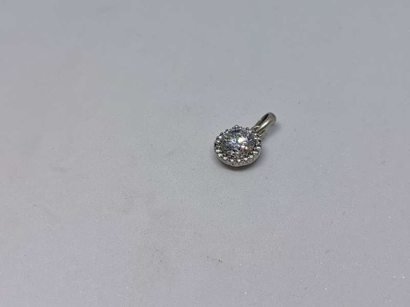 Dazzling Silver Pendant