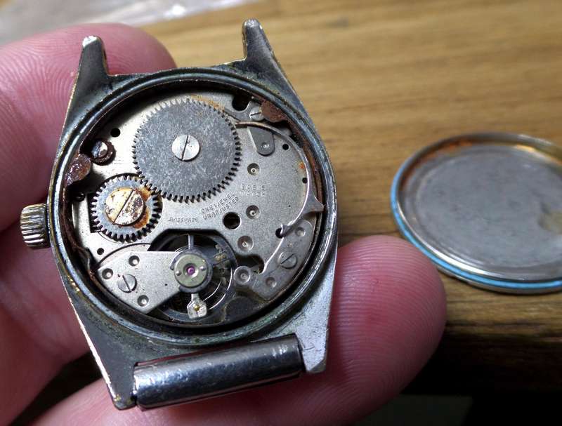 *R1 Auction* GITMER 17 Jewelled manual wind gents watch - For Restoration/Spares