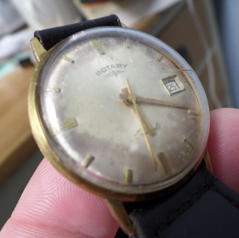 *R1 Auction* ROTARY 17 Jewels manual wind gents watch - For Restoration/Spares