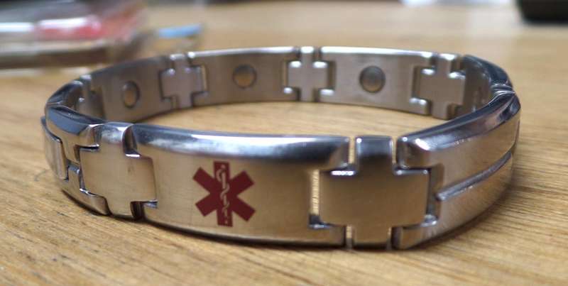 SABONA - Men's Medical ID Bracelet, Small