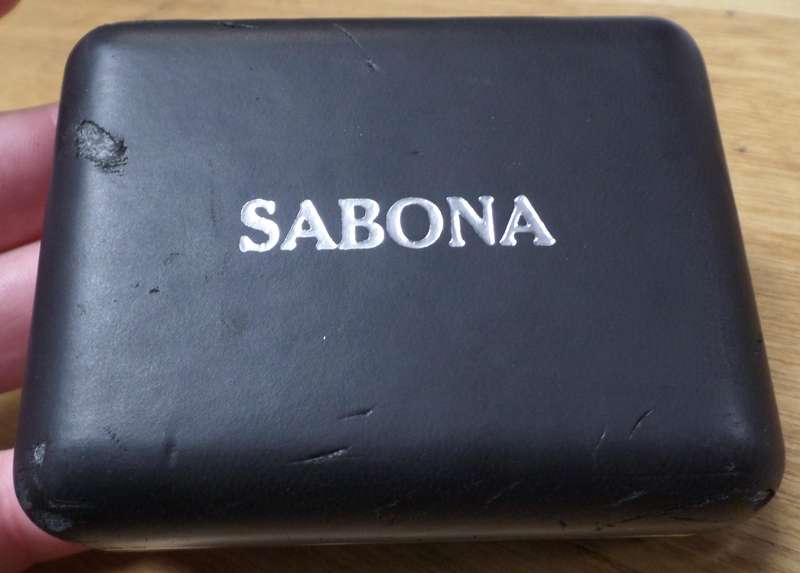 SABONA of London - Men's Trio Cable Black Satin wristband