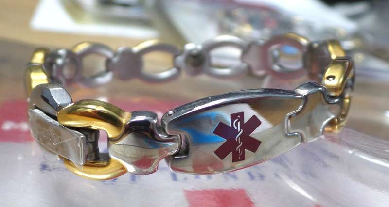 SABONA - Lady's Medical ID Bracelet, Medium