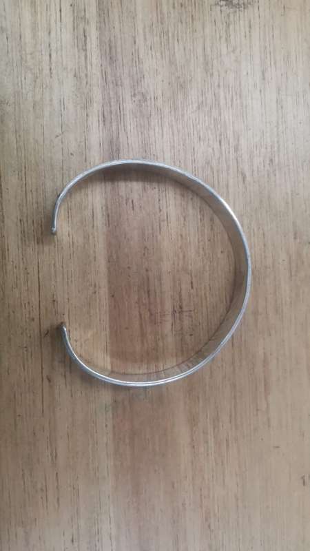 Patterned Silver Cuff