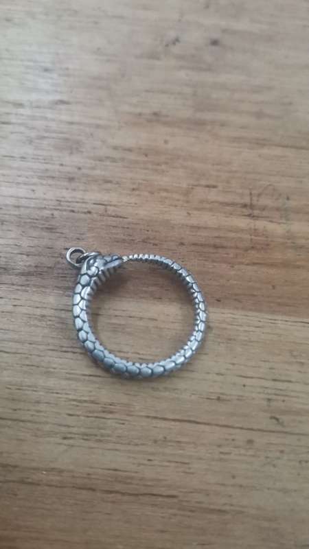 Silver Snake Pendant
