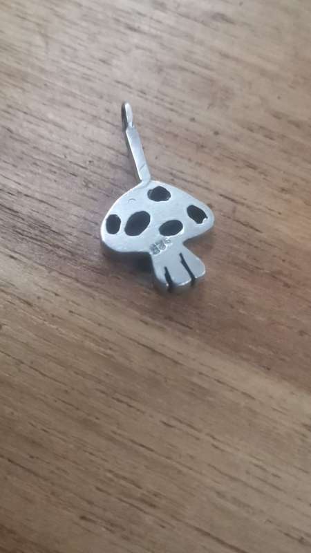 Silver Mushroom Pendant