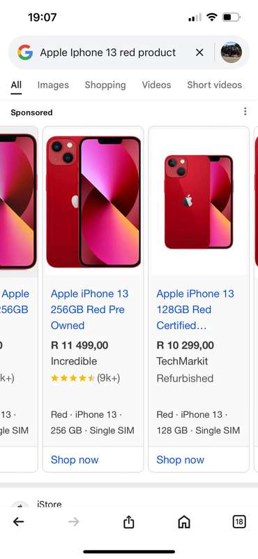 Apple IPhone 13 Red Product