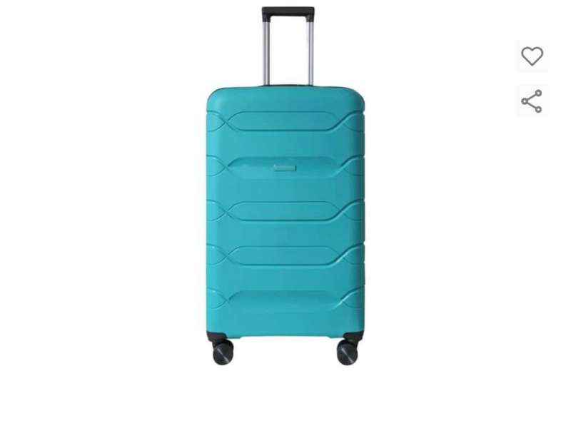 TOSCA Polyprop Trolley Case 75cm Aqua