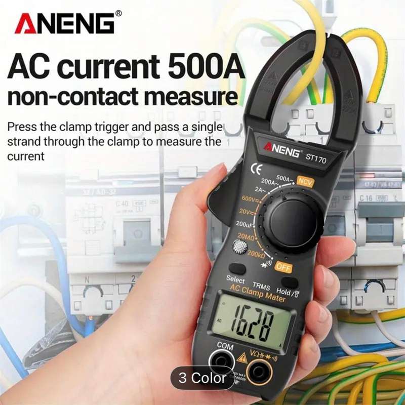 ANENG ST170 Digital Clamp Meter-RED