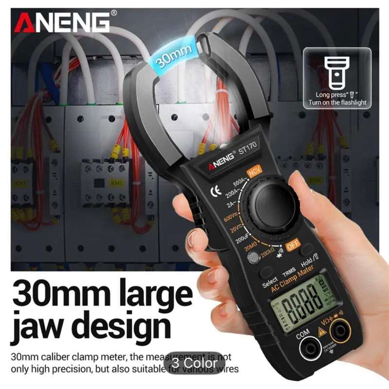 ANENG ST170 Digital Clamp Meter-RED