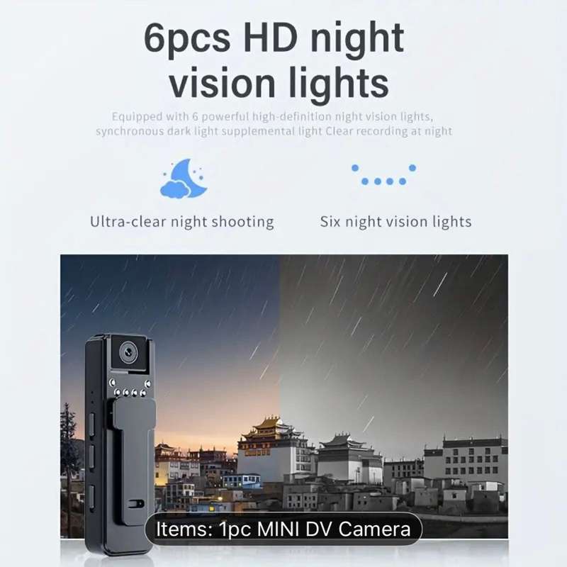 Body Camera with Audio And Video Recording