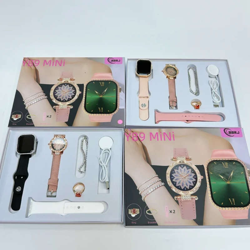 Ladies set of smart watch ,bracelets, ring perfect for a birthday gift
