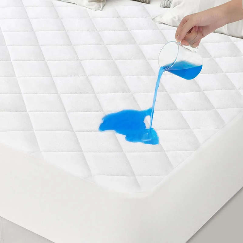 Waterproof Mattress Protector double size white