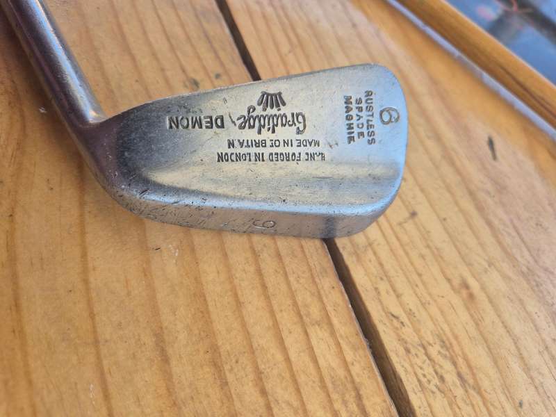 Vintage golf clubs