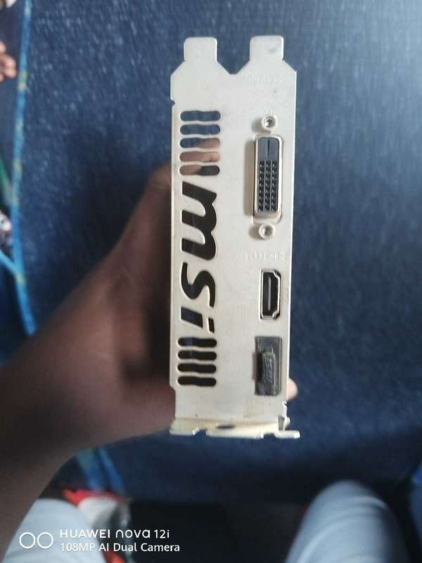 MSI GEFORCE Gtx 1050 ti 4GB DDR5 OCV1