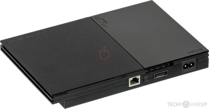 PS2 CONSOLE+AVI CABLE+POWER CABLE+2 CONTROLER